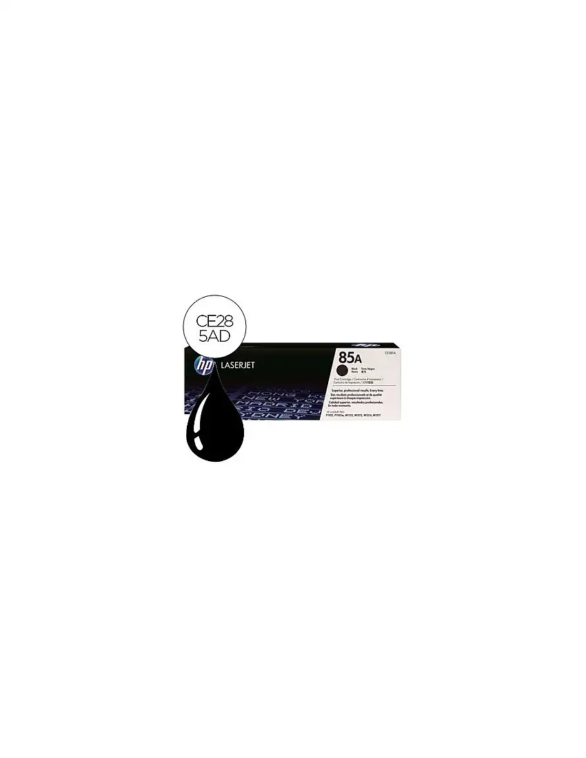 Toner Hp Laserjet Ce285A Negro 1600 Pag Pack 2