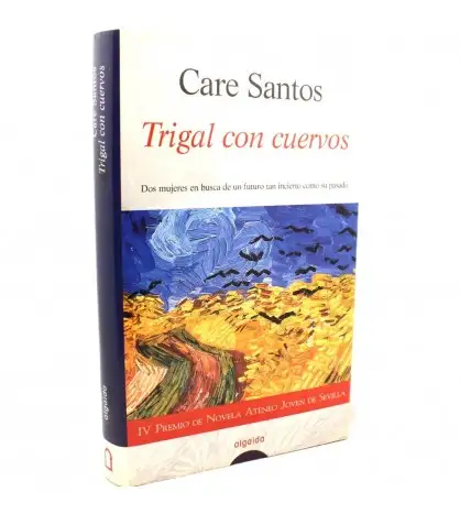 Trigal con cuervos
