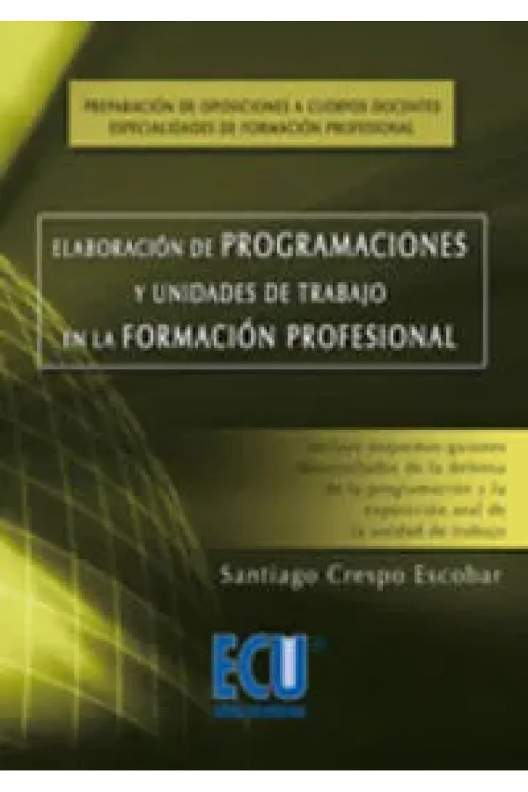 ELABORACION DE PROGRAMACIONES Y UNIDADES DE TRABAJO EN LA FO