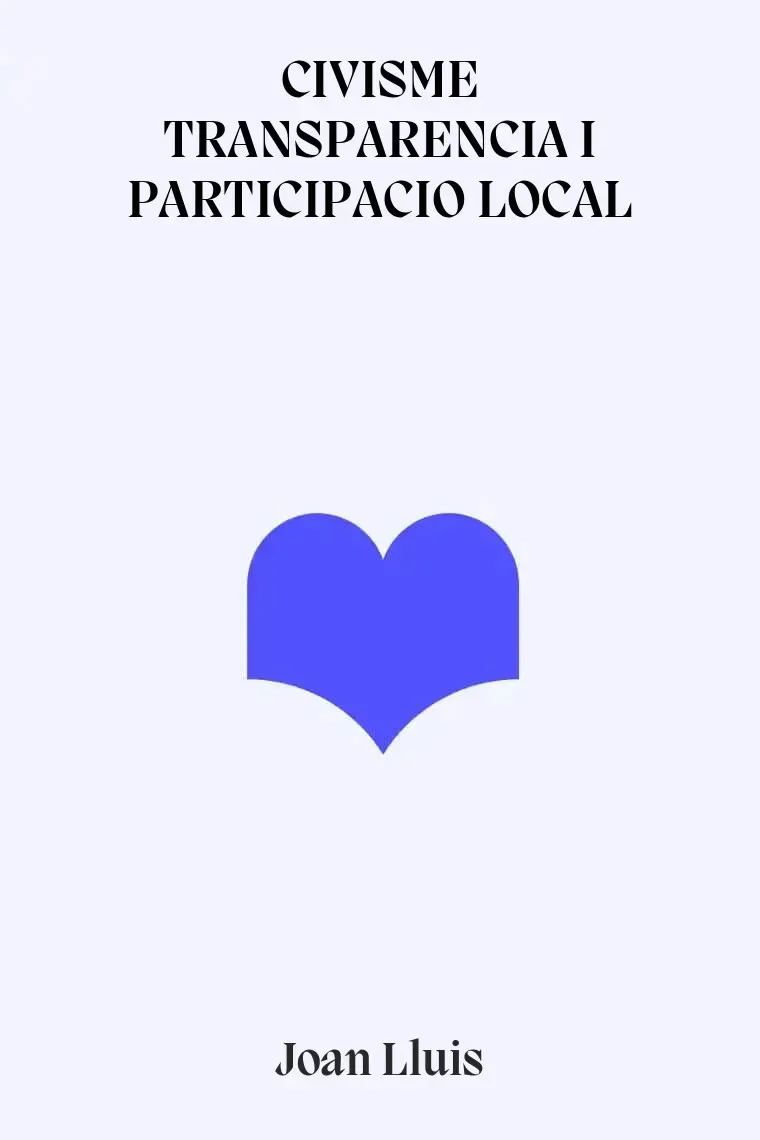 CIVISME TRANSPARENCIA I PARTICIPACIO LOCAL
