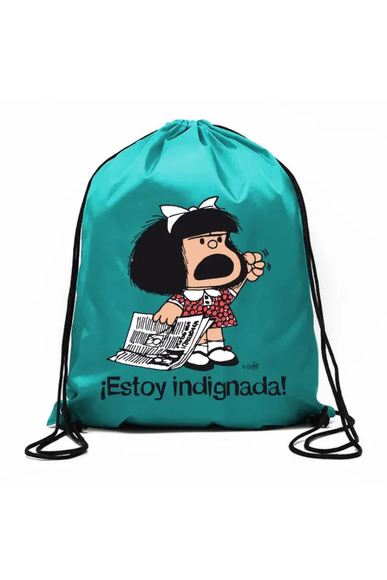Bolsa de cuerdas Mafalda ¡Estoy indignada!