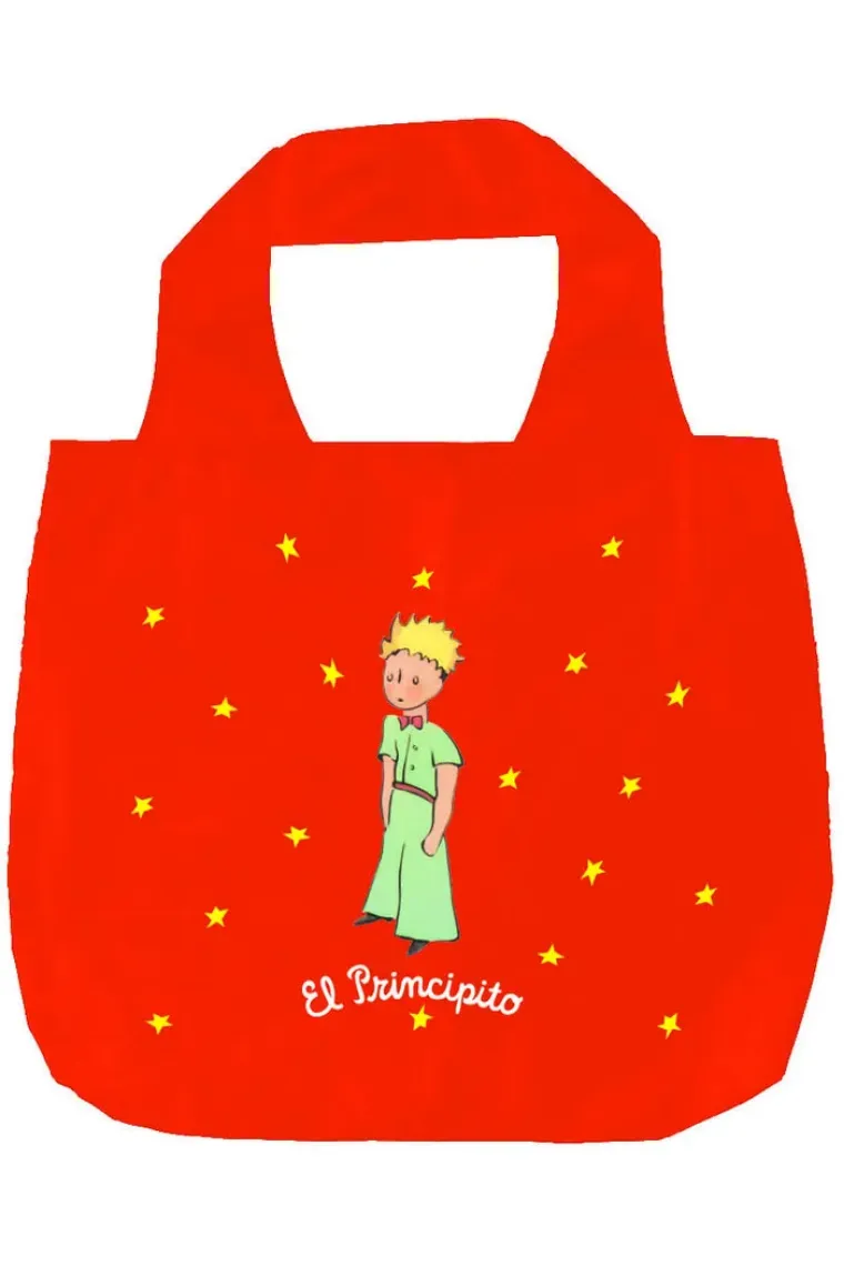 BOLSA PLEGABLE EL PRINCIPITO - NARANJA