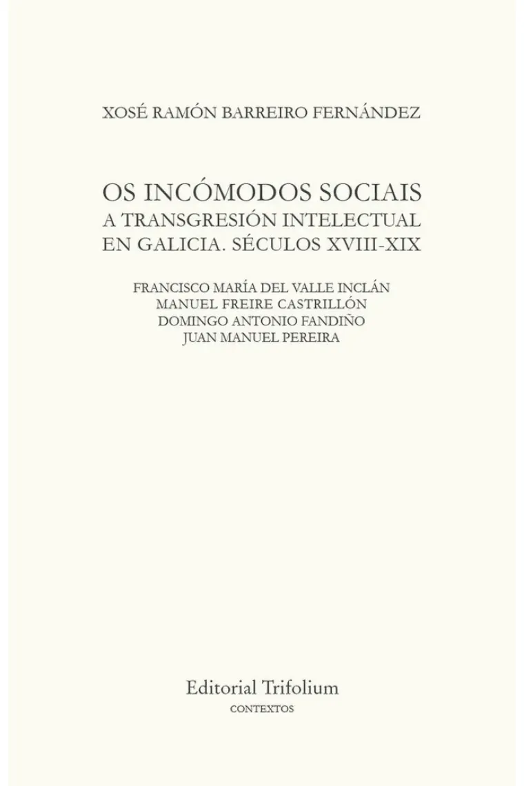 Os incómodos sociais (Gallego)