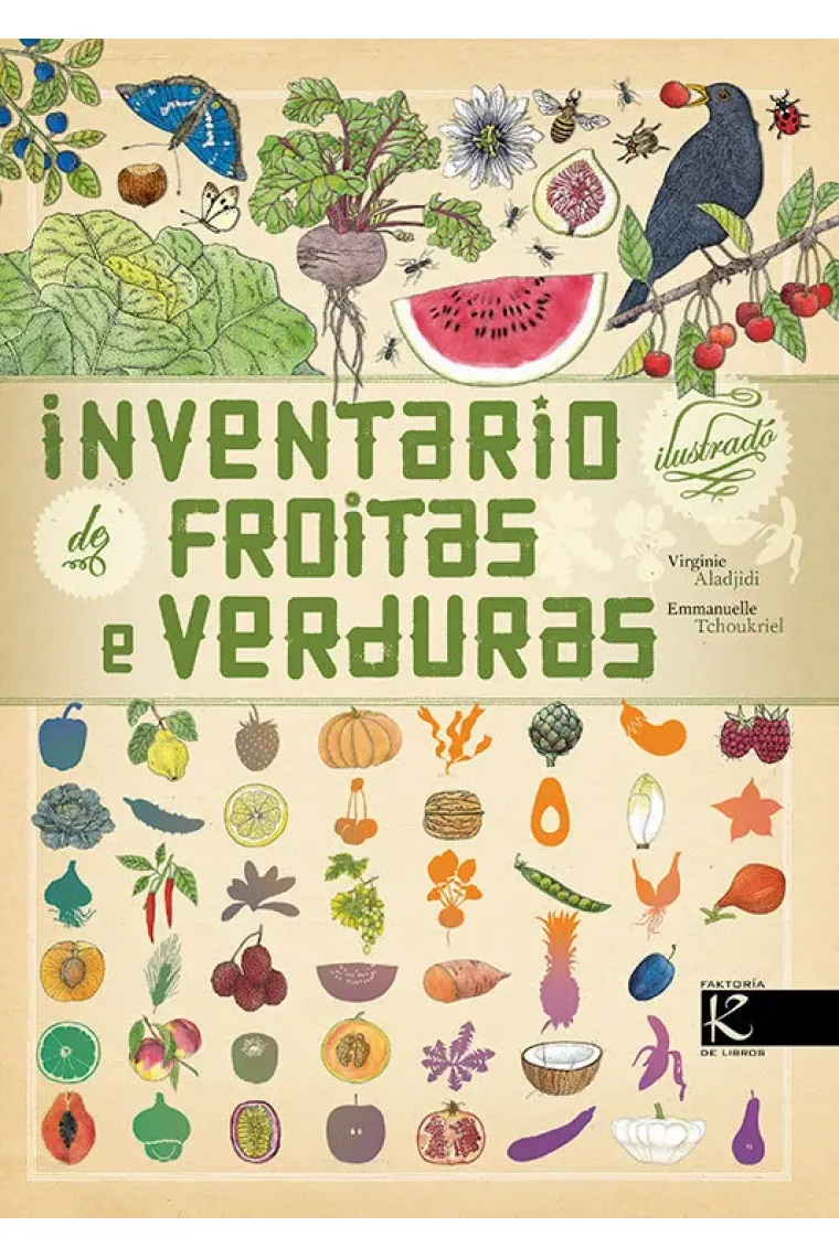 Inventario ilustrado de froitas e verduras (Gallego)