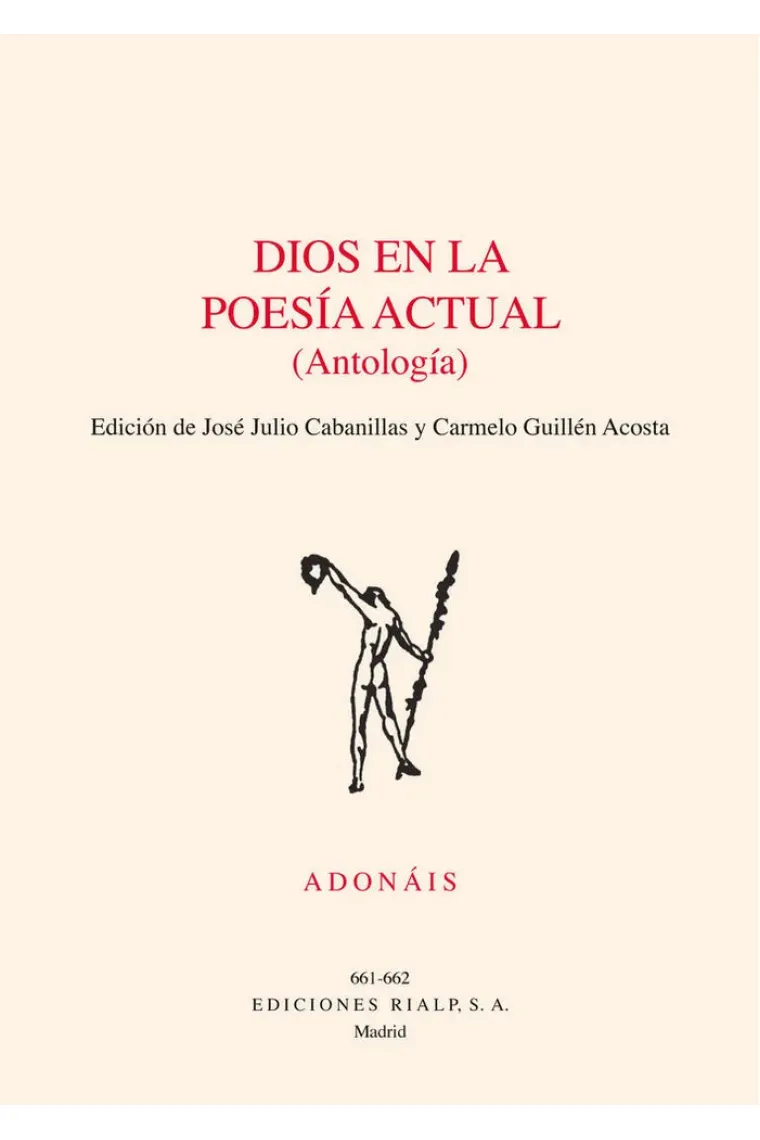 Dios en la poesía actual (Antología)