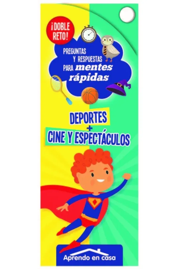 APRENDO EN CASA DOBLE RETO - DEPORTES + CINE Y ESPECTÁCULOS