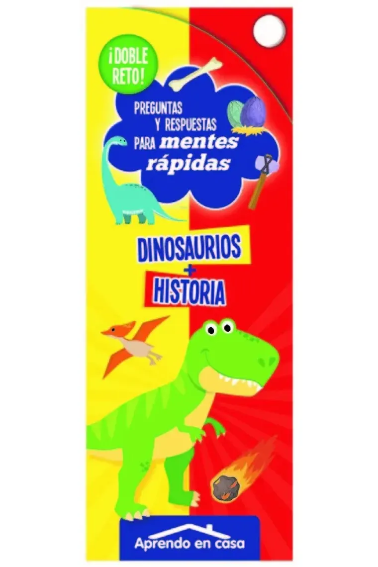 APRENDO EN CASA DOBLE RETO - DINOSAURIOS + HISTORIA