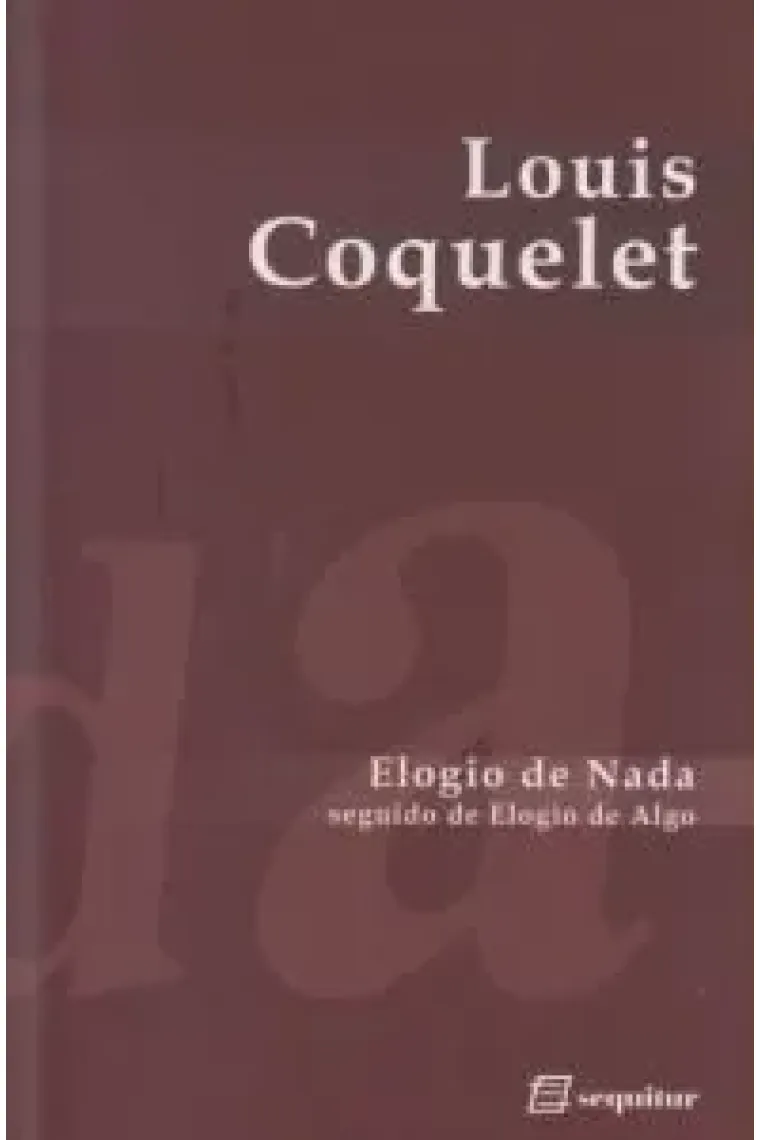 Elogio de nada