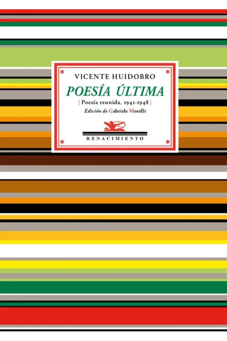 Poesía última