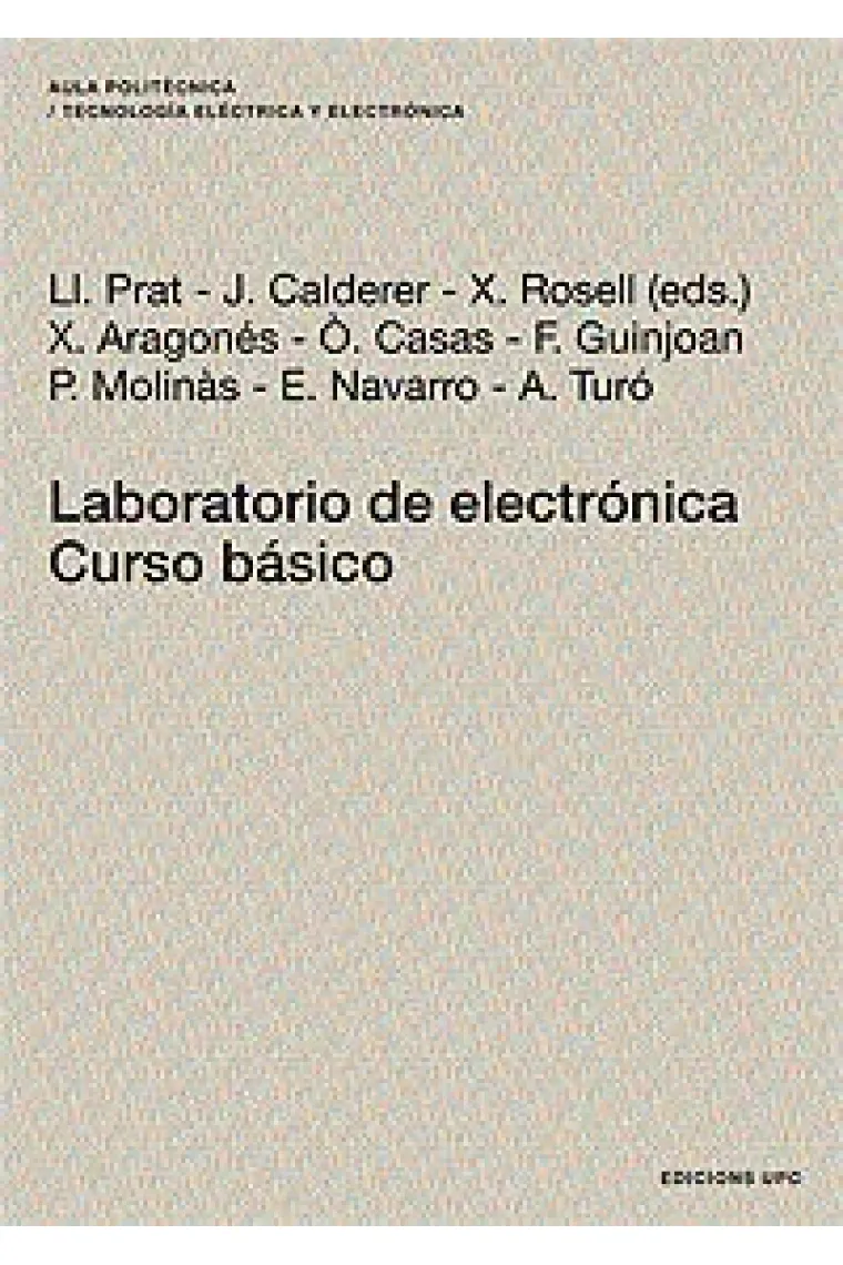 Laboratorio de electrónica. Curso básico