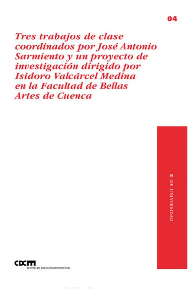 Tres trabajos de clase coordinados por José Antonio Sarmiento y un proyecto deinvestigación dirigido