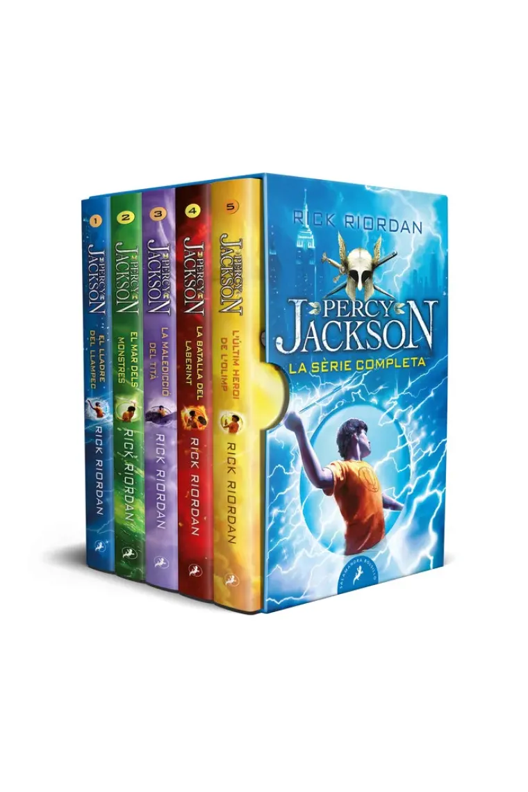 ESTUCHE PERCY JACKSON NAVIDAD (CAT). (Catalán)