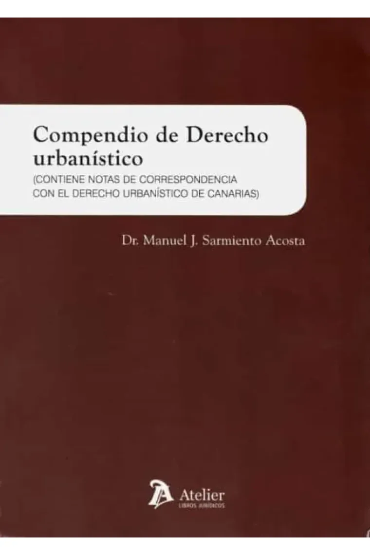 Compendio de Derecho urbanístico.