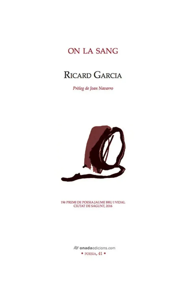 On la sang (Catalán)