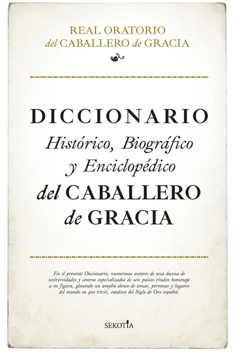 DICCIONARIO HISTORICO BIOGRAFICO Y ENCICLOPEDICO DEL CABALL