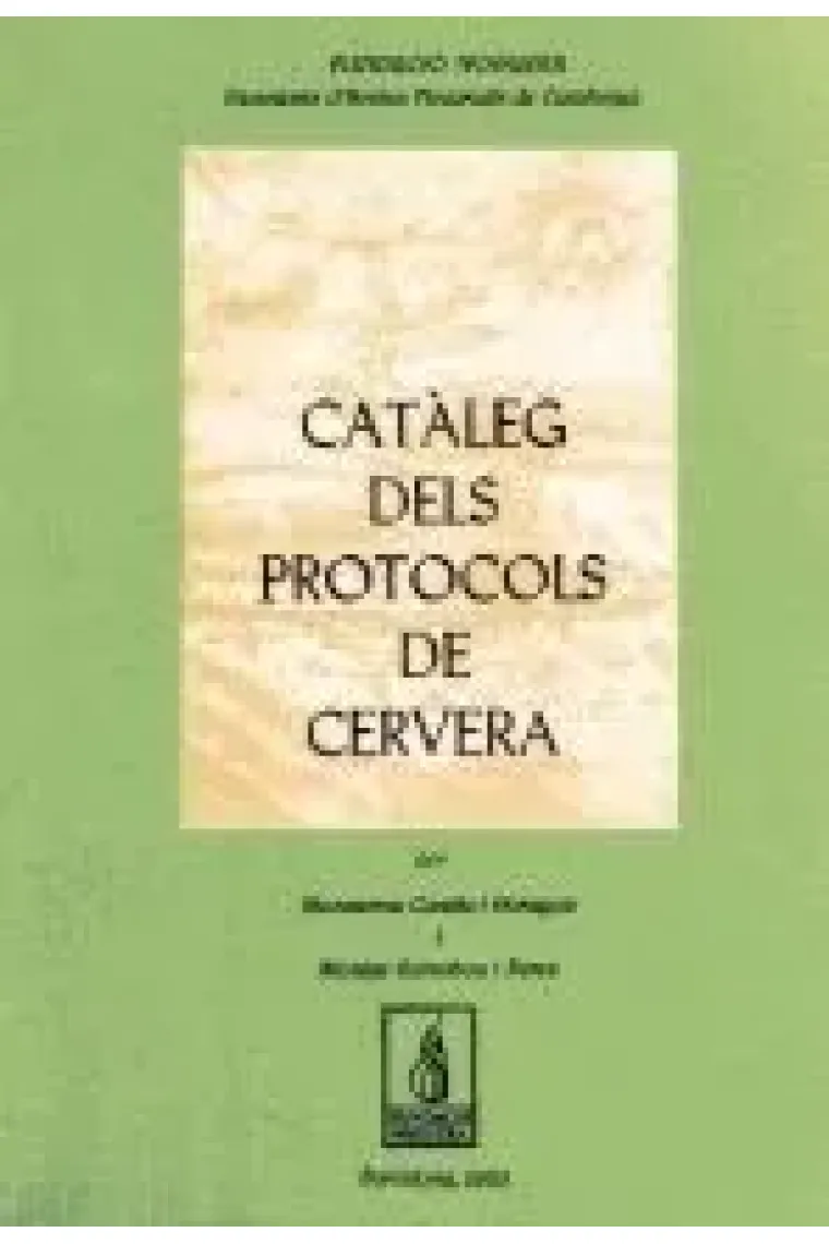 Catàleg dels protocols de Cervera (Catalán)