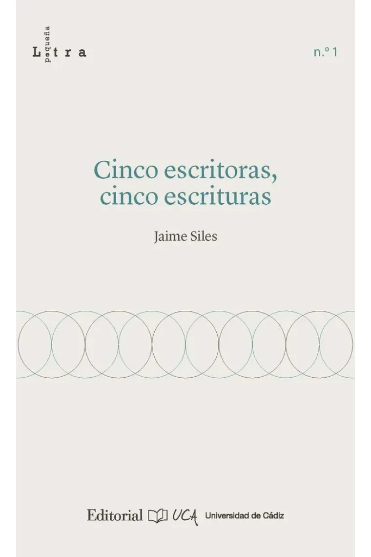 Cinco escritoras, cinco escrituras