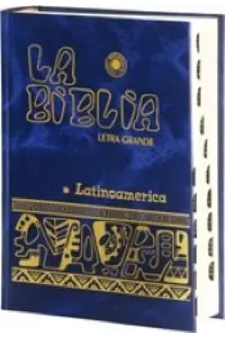 La Biblia Latinoamérica (Letra grande, tapa dura y con uñeros)