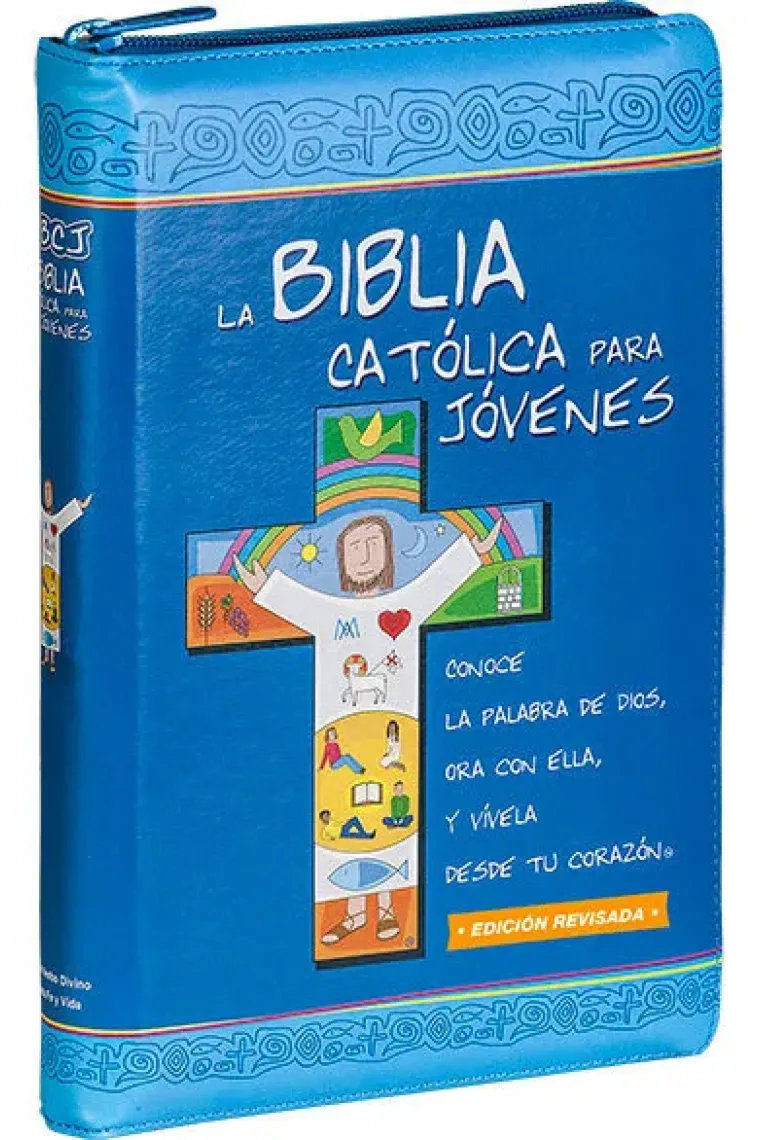 BIBLIA CATOLICA PARA JOVENES. DOS TINTAS SIMIL CREMALLERA